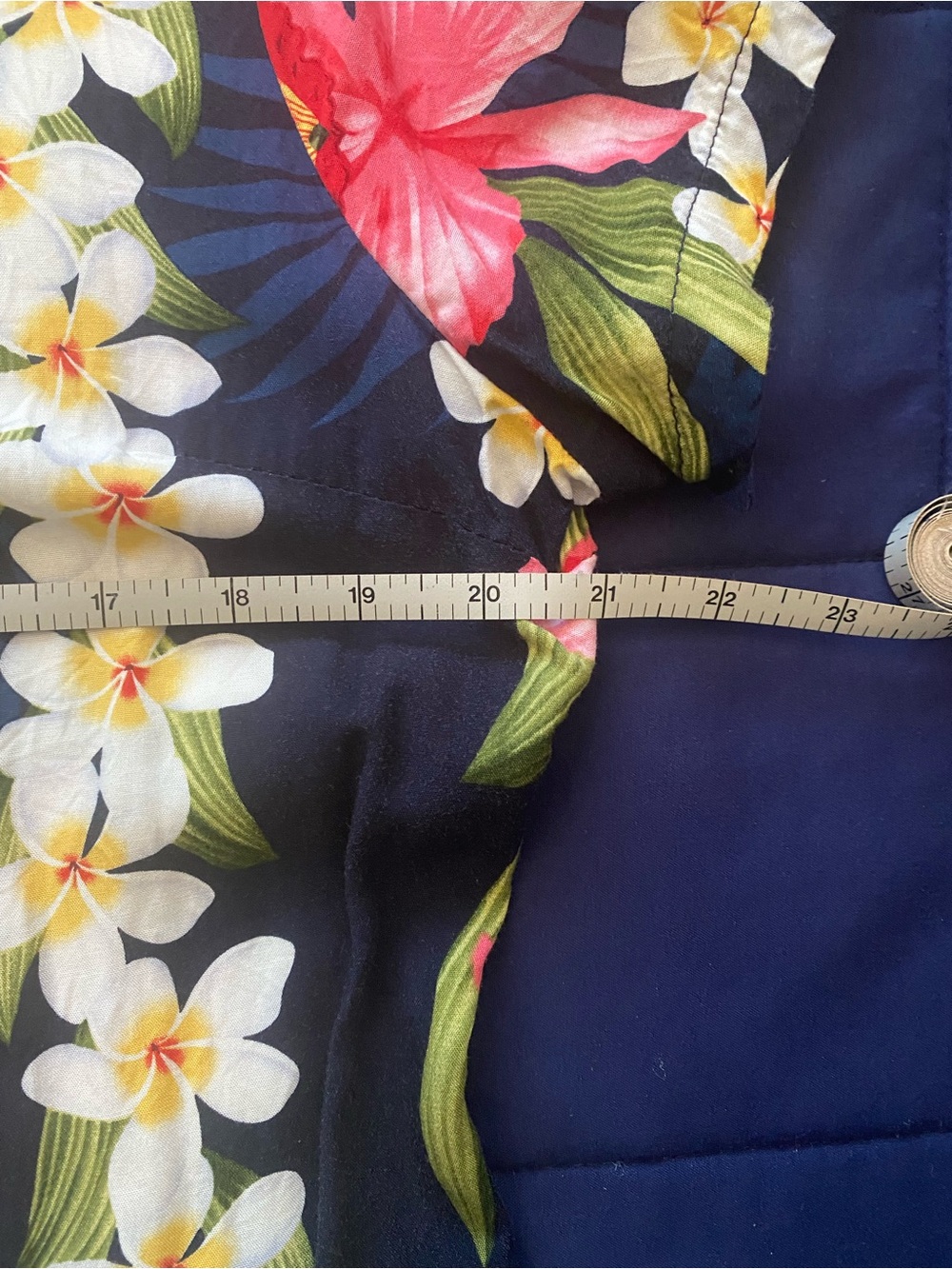 Two Palms Navy Hawaiian Shirt - Picture 4 of 7